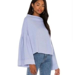 Free People Bunny Tee Boatneck Sweater